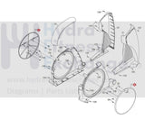 Healthrider H95e-HREL599090 Elliptical Plastic Disc Cover 287217-hydrafitnessparts