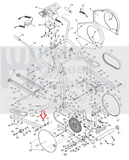 Healthrider HREL80070 831.285770 Elliptical Ramp Axle Spacer 140903-hydrafitnessparts