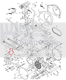 Healthrider Momentum Elliptical Left and Right Foot Pad Pedal 139465-hydrafitnessparts