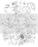 Healthrider Momentum Elliptical Upper Body Resistance Carriage Bolt 140906-hydrafitnessparts