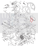 Healthrider Momentum HREL80070 Elliptical Pedal Arm 140845-hydrafitnessparts