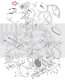 Healthrider Momentum Strider Elliptical Display Console Panel Board 141047-hydrafitnessparts