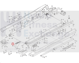 Healthrider Nordictrack Proform Treadmill Left Rear Foot Cover 306710-hydrafitnessparts