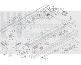 Healthrider Nordictrack Proform Treadmill Right Rear Foot Cover 306711-hydrafitnessparts