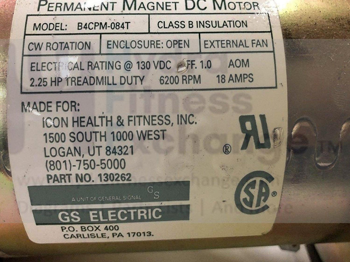 Healthrider Treadmill Drive Motor B4CPM-084t 130262 – hydrafitnessparts