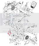 Healthrider Upright Bike Magnetic Resistance Eddy Brake Mechanism 352630-hydrafitnessparts