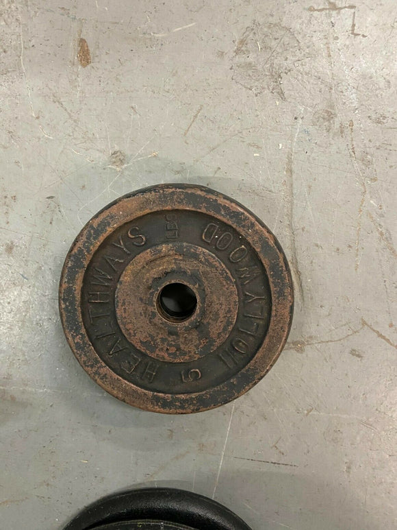 Healthways 5LB Standard Weight Plate for Home Gym-hydrafitnessparts
