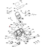 Horizon AFG Fitness Livestrong Treadmill Upper Board Ground Wire 040614-A-hydrafitnessparts