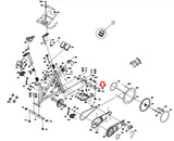 Horizon AFG Stationary Bike Umbrella Hex Socket Screw M10x1.5Px35L 020304-AD-hydrafitnessparts