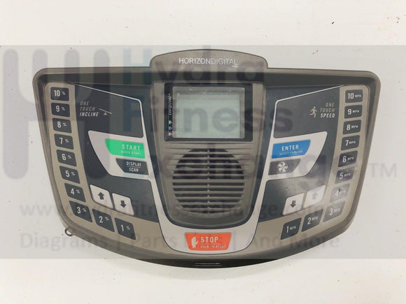 Horizon Digital Series DT650 TM165 Treadmill Upper Display Console Electronics-hydrafitnessparts