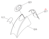 Horizon E1100GS EX-68 EX-69-02 EX-78 EX-79-02 GS1050E Elliptical Front Console Mast Cover 1000103004-hydrafitnessparts