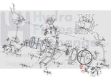 Horizon Elite 3.3E 4.2E 4.3E Elliptical Plastic Cover Disc with Crank 019156-CA-hydrafitnessparts