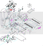 Horizon Fitness 1.2T TM148 Treadmill Display Console Electronic Board 013619-AB-hydrafitnessparts