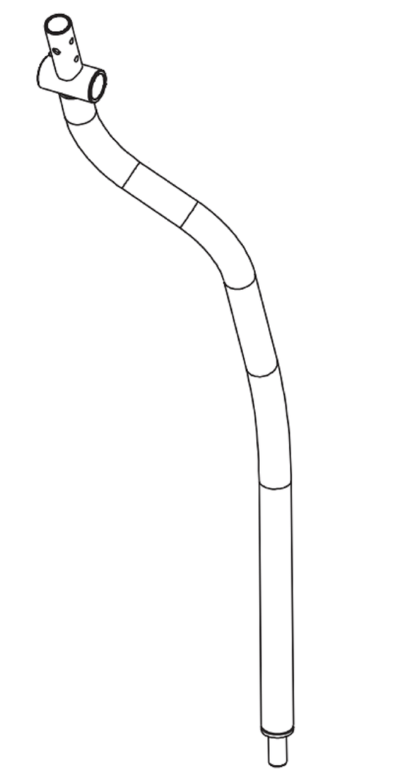 Horizon Fitness 2.3E 3.3E Elliptical Right Lower Handlebar 063834-ZR-hydrafitnessparts