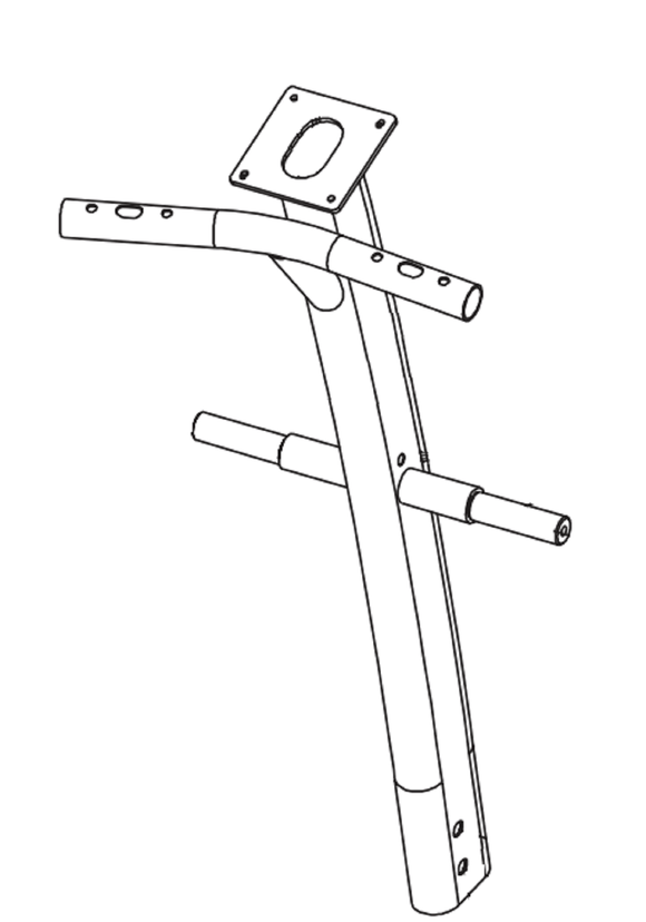 Horizon Fitness 4.3E - EP138 - 2007 Elliptical Console Mast Set 064161-Z-hydrafitnessparts