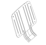 Horizon Fitness 7.0AT-04 - TM1021 Treadmill Back Plastic Rack for Pad 1000461881-hydrafitnessparts