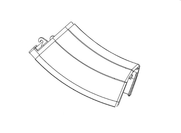 Horizon Fitness 7.0AT-04 - TM1021 Treadmill Console Mast Left Cover 1000461877-hydrafitnessparts