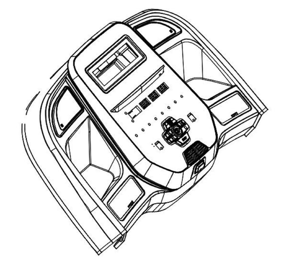Horizon Fitness 7.0AT-04-TM1021 Treadmill Display Console Assembly 1000468251-hydrafitnessparts