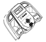 Horizon Fitness 7.0AT-04-TM1021 Treadmill Display Console Assembly 1000468251-hydrafitnessparts