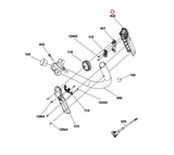 Horizon Fitness 7.0AT-04-TM1021 Treadmill Front Arm Heart Sensor Rest Set 1000437760-hydrafitnessparts