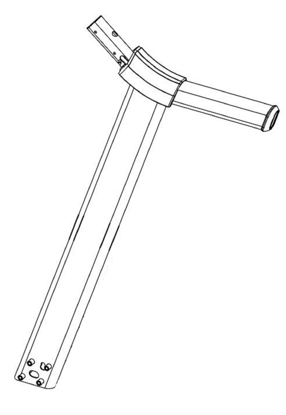 Horizon Fitness 7.0AT-04 - TM1021 Treadmill Right Console Mast Assembly 1000468283-hydrafitnessparts