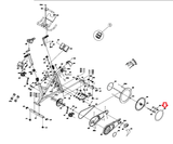 Horizon Fitness 7.0IC - FC50 - 2021 Stationary Bike Flywheel Blue Pop Sticker F326xF296 1000466922-hydrafitnessparts