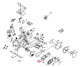Horizon Fitness 7.0IC - FC50 C101 - FC51 Stationary Bike Down Side Cover 1000466377-hydrafitnessparts