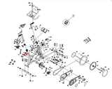 Horizon Fitness 7.0IC - FC50 C101 - FC51 Stationary Bike Plastic Liner Seat Post Sleeve 1000466235-hydrafitnessparts