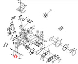 Horizon Fitness 7.0IC - FC50 C101 - FC51 Stationary Bike Rear Foot Stabilizer 1000472245-hydrafitnessparts
