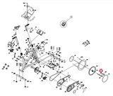Horizon Fitness 7.0IC - FC50 C101 - FC51 Stationary Bike Transmission Fly Wheel Axle 1000466338-hydrafitnessparts