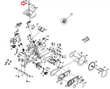 Horizon Fitness 7.0IC - FC50 Stationary Bike Console Fixing Plate 1000469960-hydrafitnessparts