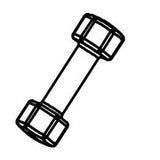 Horizon Fitness 7.0IC - FC50 Stationary Bike Dumbbell 1000466781-hydrafitnessparts