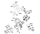 Horizon Fitness 7.4AT-04 - TM499G Treadmill Fixing Base Earphone Jack 1000430357-hydrafitnessparts