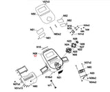 Horizon Fitness 7.8AT-04 - TM1000C Treadmill Console Base Casing 1000437752-hydrafitnessparts