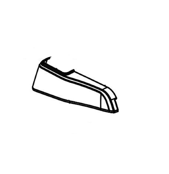 Horizon Fitness 7.8AT-04-TM1000C Treadmill Left Mast Console cover 1000437870-hydrafitnessparts