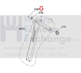 Horizon Fitness AFG Livestrong Treadmill Console Mast Black End Cap 1000233127-hydrafitnessparts