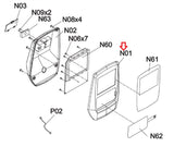 Horizon Fitness AR52 Rower Display Console Upper Cover 1000412385-hydrafitnessparts
