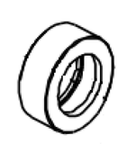 Horizon Fitness B600 - RB122B Stationary Bike Tension Wheel Idler Nylon 003982-C-hydrafitnessparts