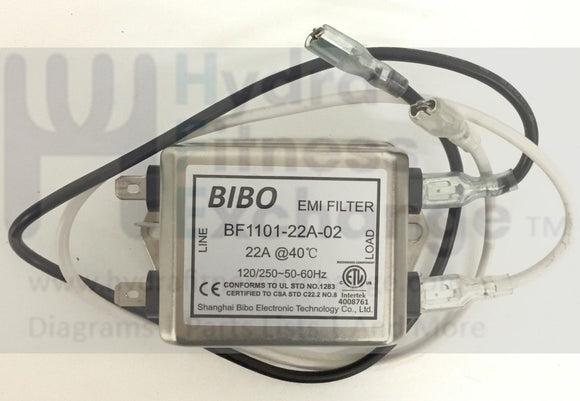 Horizon Fitness Bowflex Matrix AFG Vision Treadmill EMI Filter w/ MCB Power Wire 1000318765-hydrafitnessparts