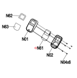 Horizon Fitness C101 - FC51 - 2021 Stationary Bike Display Console Board 1000468616-hydrafitnessparts