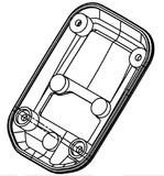 Horizon Fitness C101 - FC51 - 2021 Stationary Bike Rear Console Cover 1000466514-hydrafitnessparts