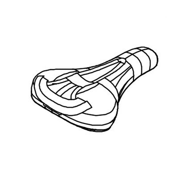 Horizon Fitness C101 - FC51 Stationary Bike Bottom Seat Pad 1000466319-hydrafitnessparts