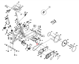 Horizon Fitness C101 - FC51 Stationary Bike Brake Plate Blue Pop Sticker 30.4x87.1 1000466938-hydrafitnessparts