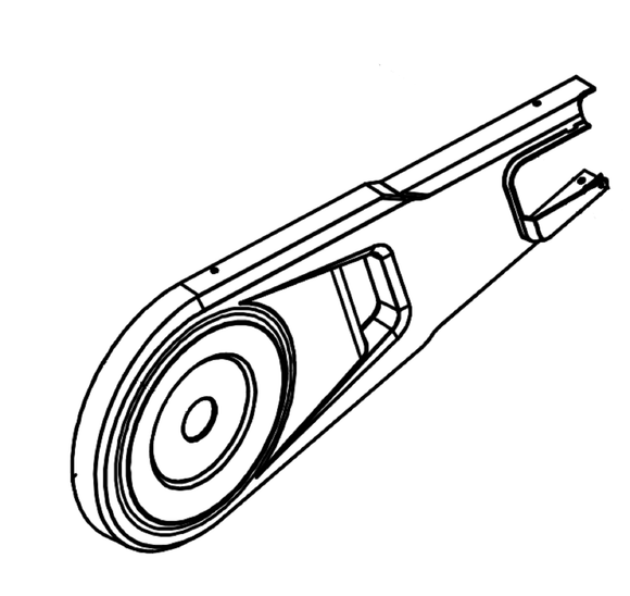 Horizon Fitness C101 - FC51 Stationary Bike Outer Chain Cover 1000469028-hydrafitnessparts