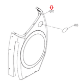 Horizon Fitness CE4.1 CE4.3 EX57 Elliptical Right Plastic Cover 101511-hydrafitnessparts