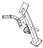 Horizon Fitness CE4.1 - EP533 Elliptical Console Mast Set-hydrafitnessparts