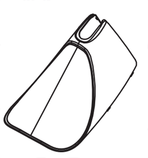 Horizon Fitness CE4.1 - EP533 Elliptical Middle Cover Set-hydrafitnessparts