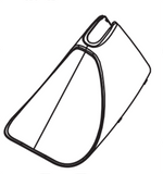 Horizon Fitness CE4.1 - EP533 Elliptical Middle Cover Set-hydrafitnessparts