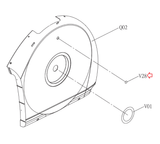 Horizon Fitness CE5.1 CE5.2 E1100GS EX58 EX59 EX68 EX69 EX78 Elliptical Side Cover Round Sticker 1000109511-hydrafitnessparts