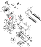 Horizon Fitness CST3.5 CST3.5X CST4.5 Treadmill Right Tube Strengthen 015126-AA-hydrafitnessparts